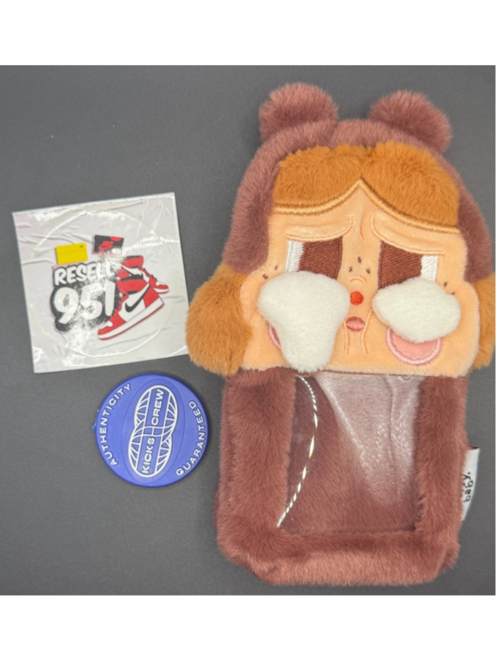Crybaby Sad Club Card Holder Bear Edition Crying Again Plush Keychain Holder